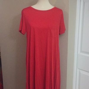 NWOT. Medium Red Carly Dress